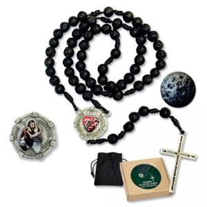 Różaniec ku czci św. Józefa z lawy wulkanicznej